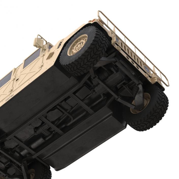 3D model Humvee Desert Rigged