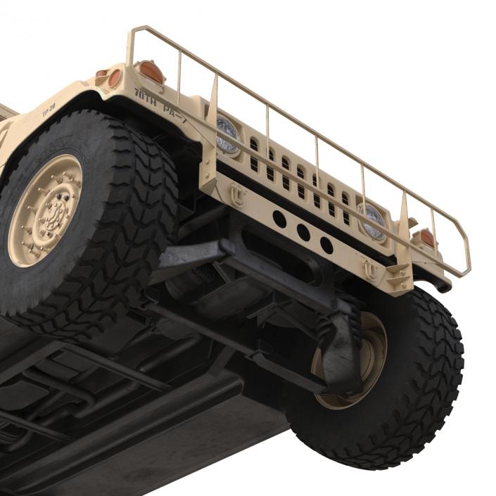 3D Humvee Desert model