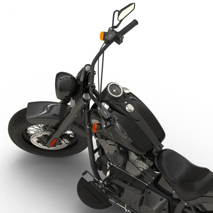 3D model Harley Davidson Softail Slim 2016 Rigged