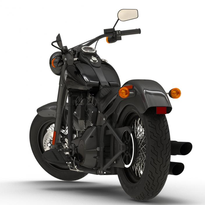 3D model Harley Davidson Softail Slim 2016 Rigged