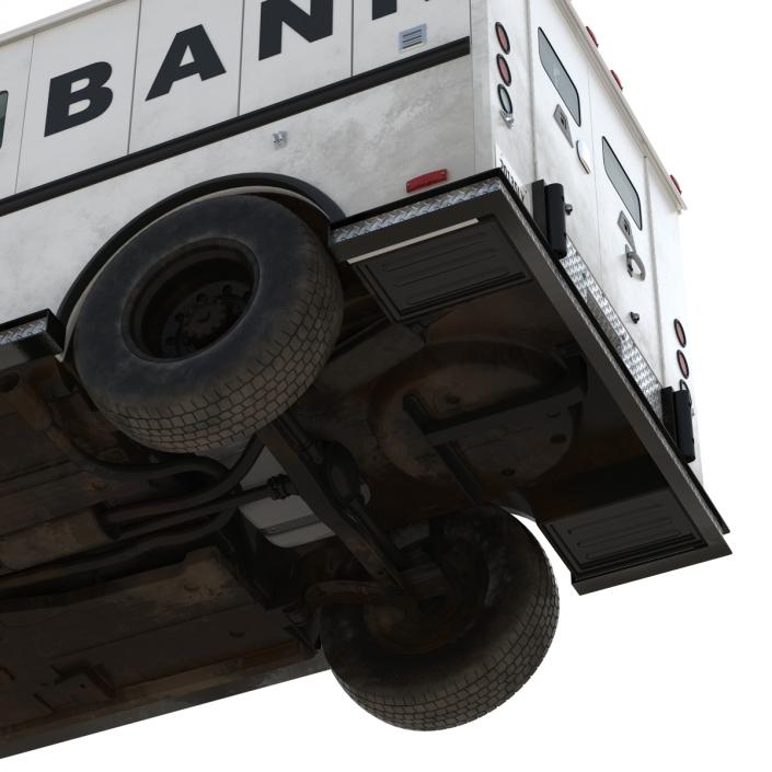 3D model Bank Armored Car 2 Rigged