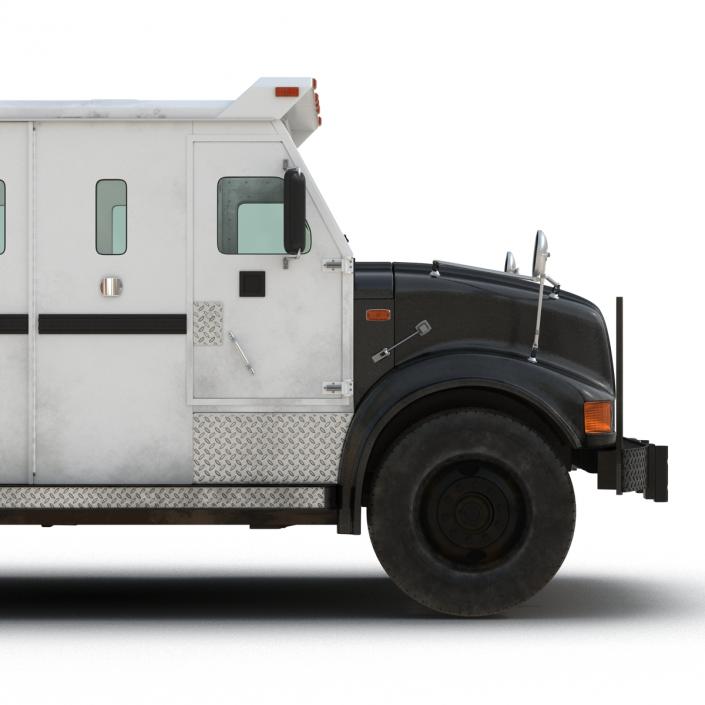 3D model Bank Armored Car 2 Rigged