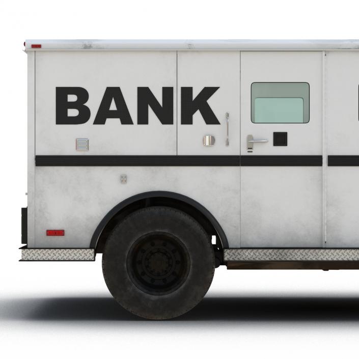 3D model Bank Armored Car 2 Rigged