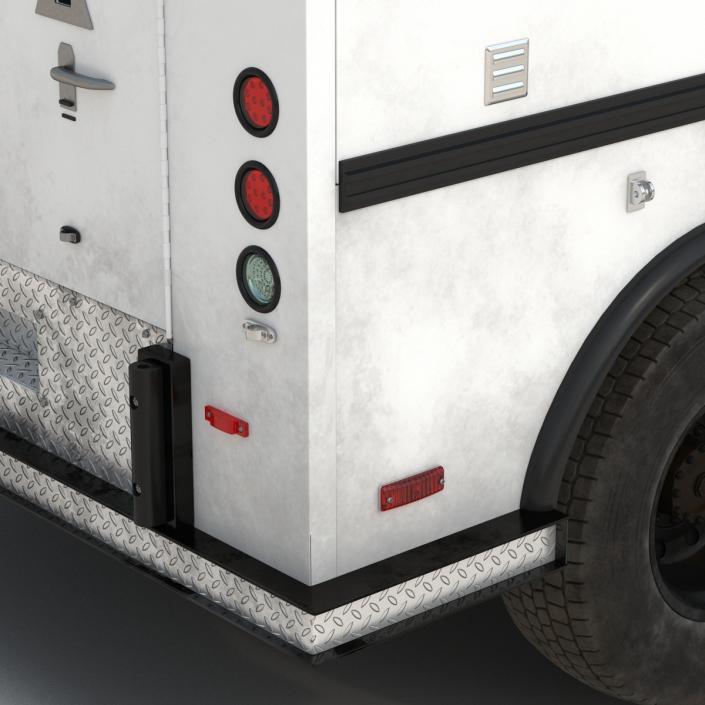 3D model Bank Armored Car 2 Rigged