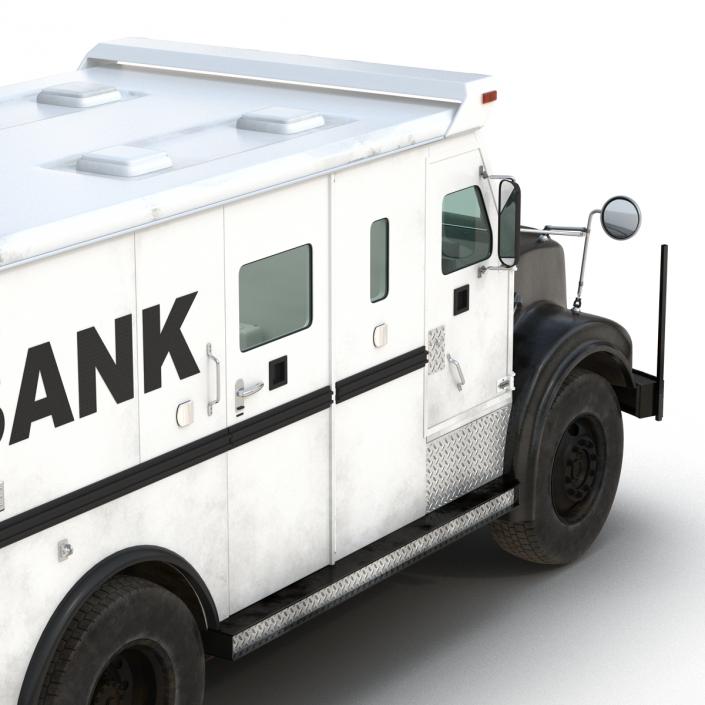 3D model Bank Armored Car 2 Rigged