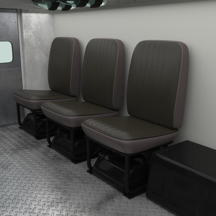 3D model Bank Armored Car 2 Rigged