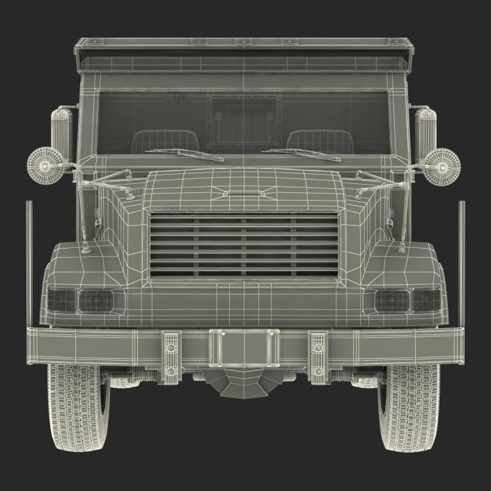 3D model Bank Armored Car 2 Rigged