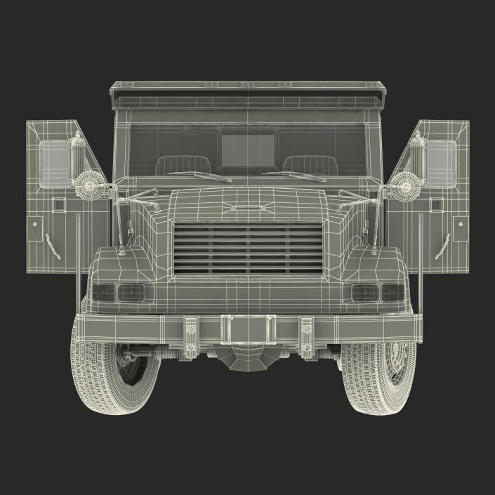 3D model Bank Armored Car 2 Rigged