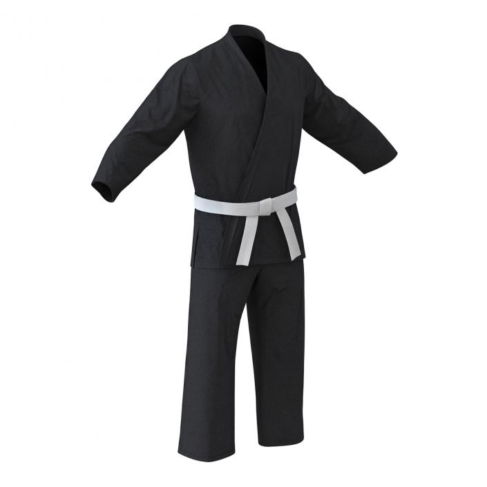 Karate Black Suit 3D