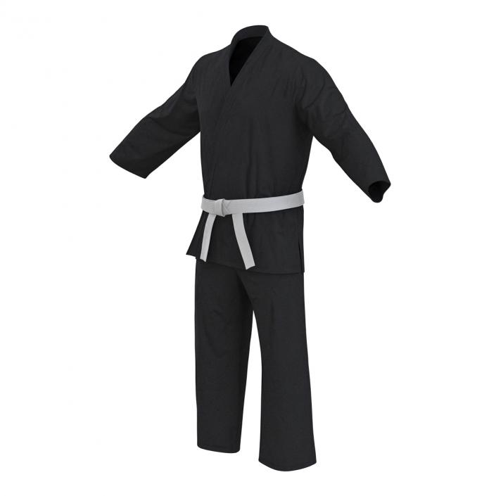 Karate Black Suit 3D