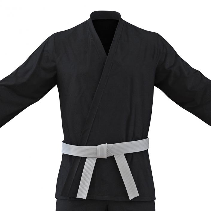 Karate Black Suit 3D