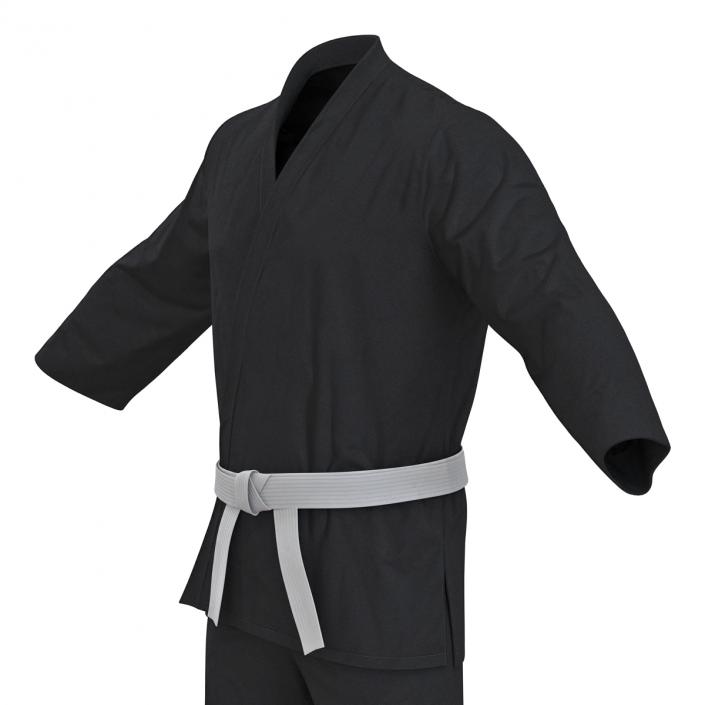 Karate Black Suit 3D