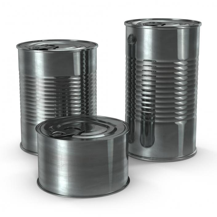 Tin Cans Set 3D