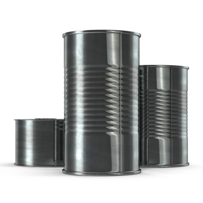 Tin Cans Set 3D