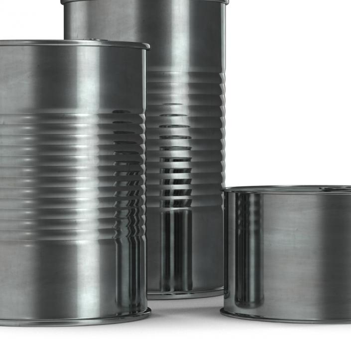 Tin Cans Set 3D