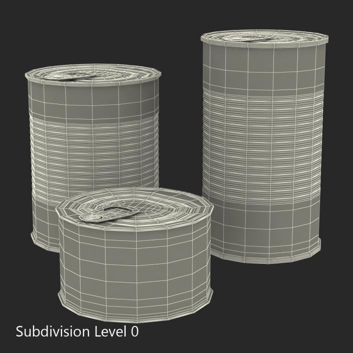 Tin Cans Set 3D