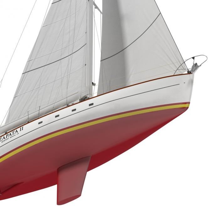 3D Sailing Yacht model