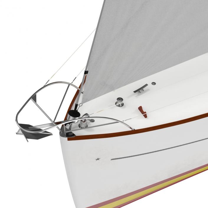 3D Sailing Yacht model