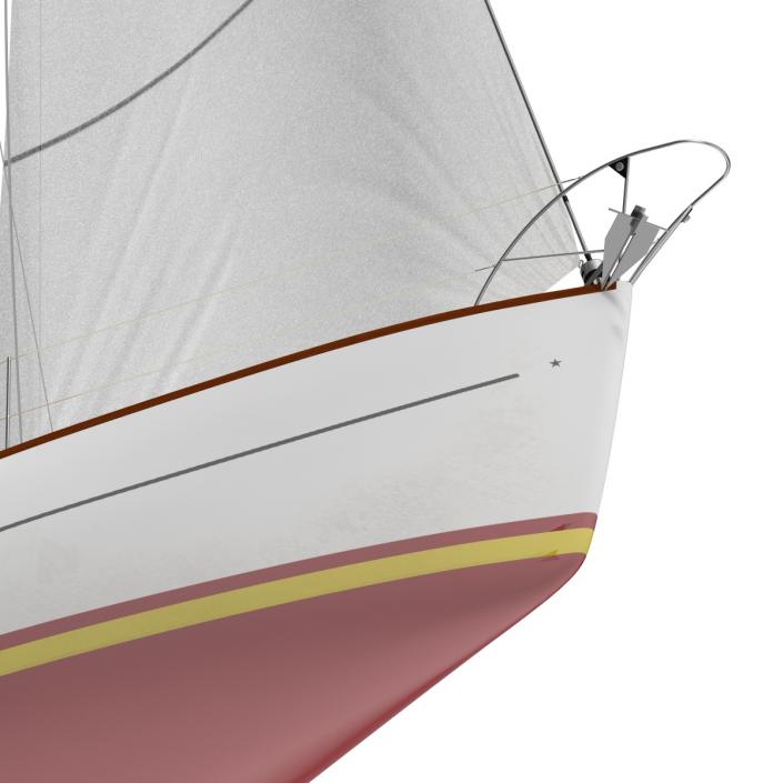 3D Sailing Yacht model