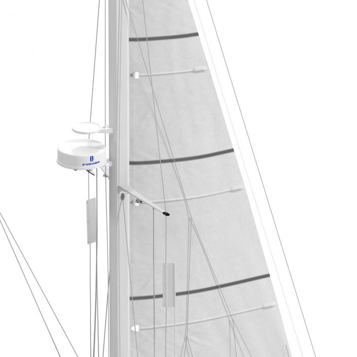 3D Sailing Yacht model