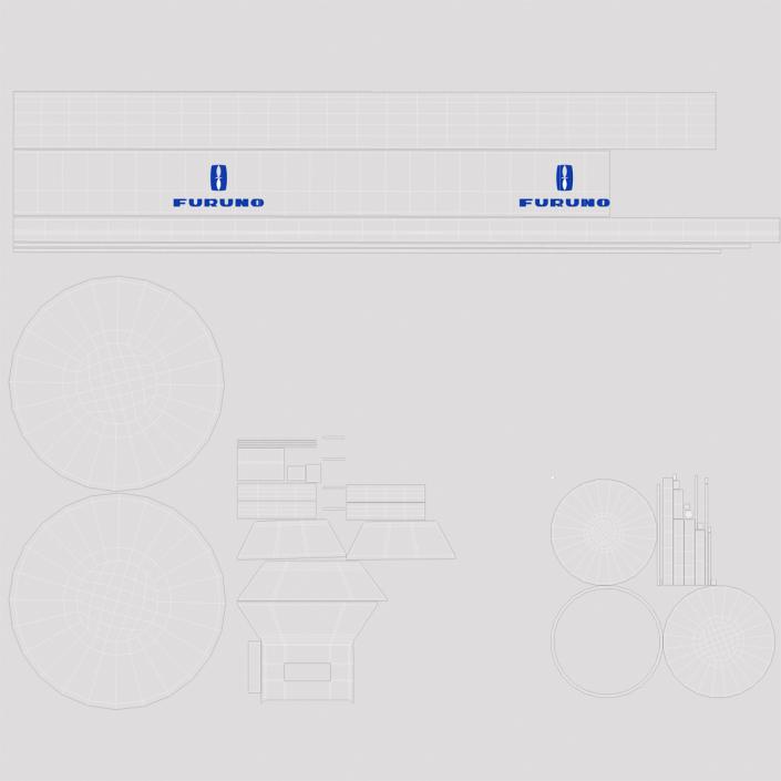 3D Sailing Yacht model