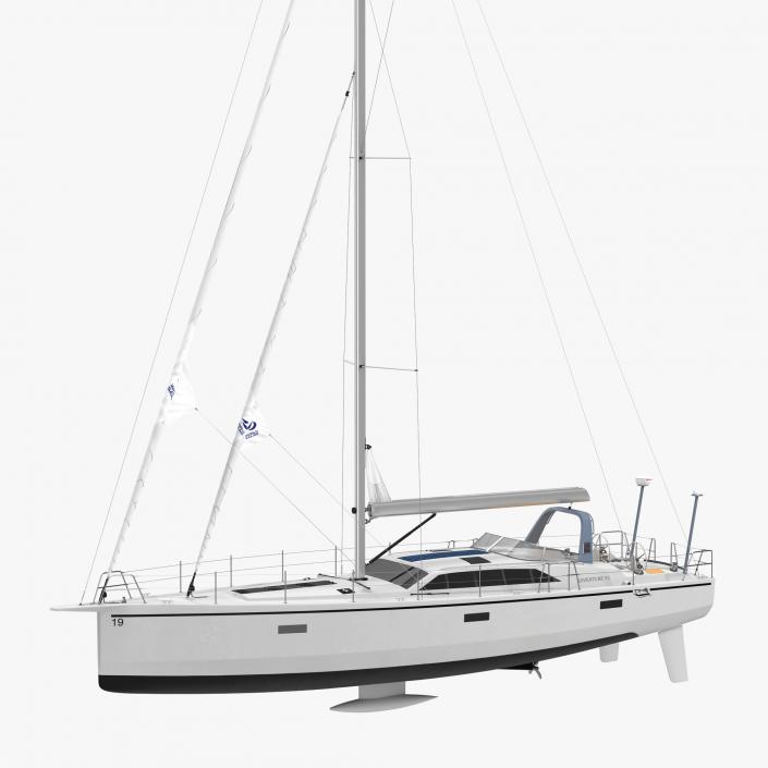 Offshore Sailing Yacht 3D