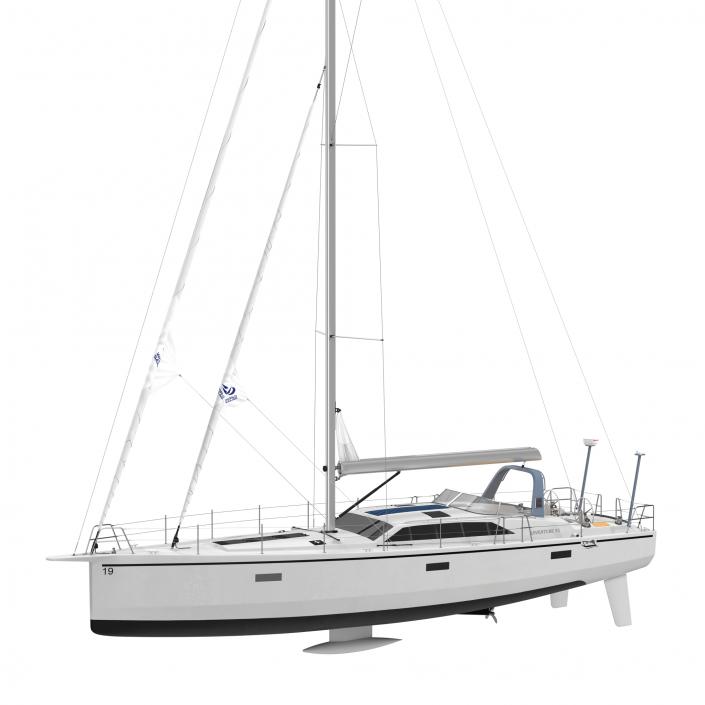 Offshore Sailing Yacht 3D