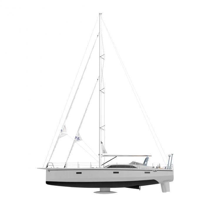 Offshore Sailing Yacht 3D