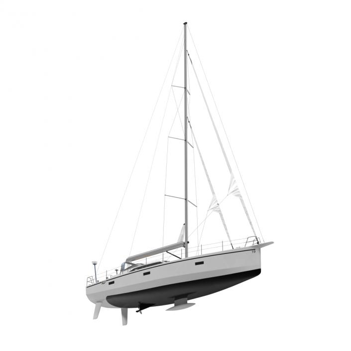 Offshore Sailing Yacht 3D