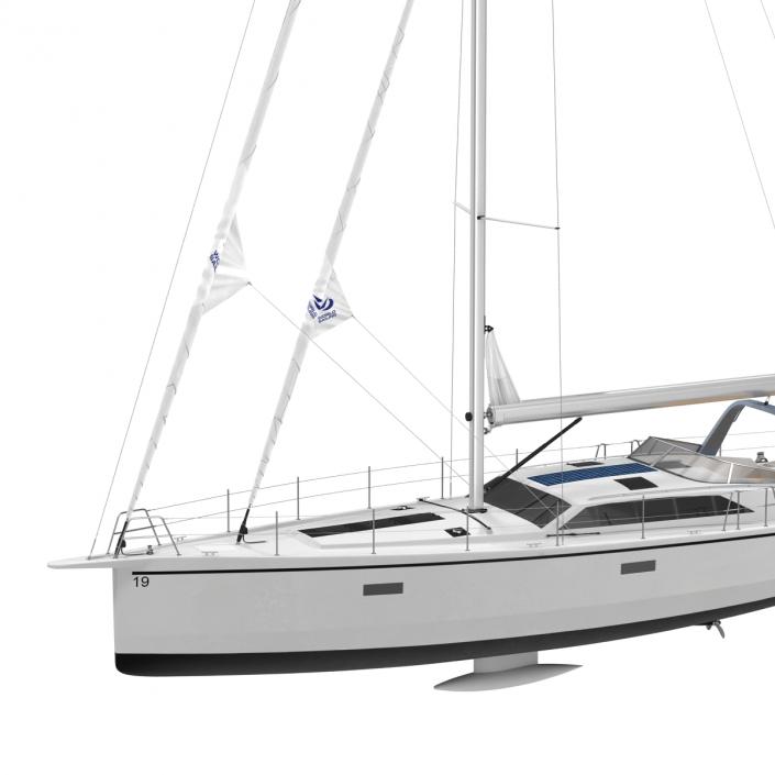 Offshore Sailing Yacht 3D