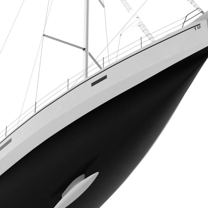 Offshore Sailing Yacht 3D