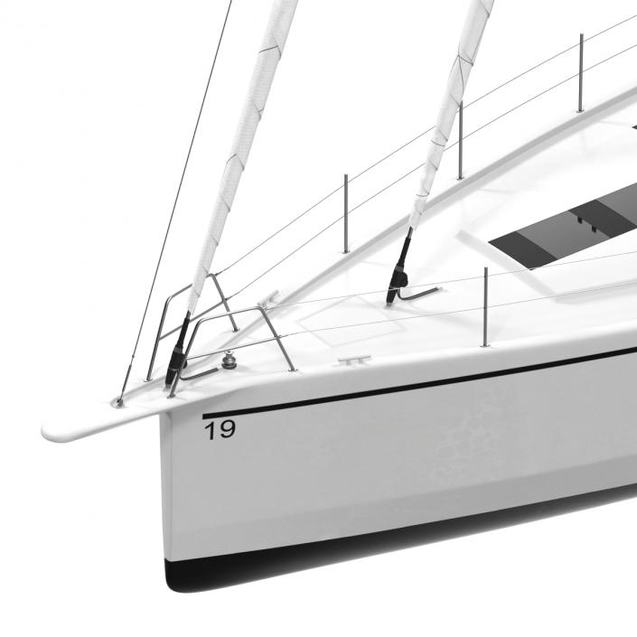 Offshore Sailing Yacht 3D