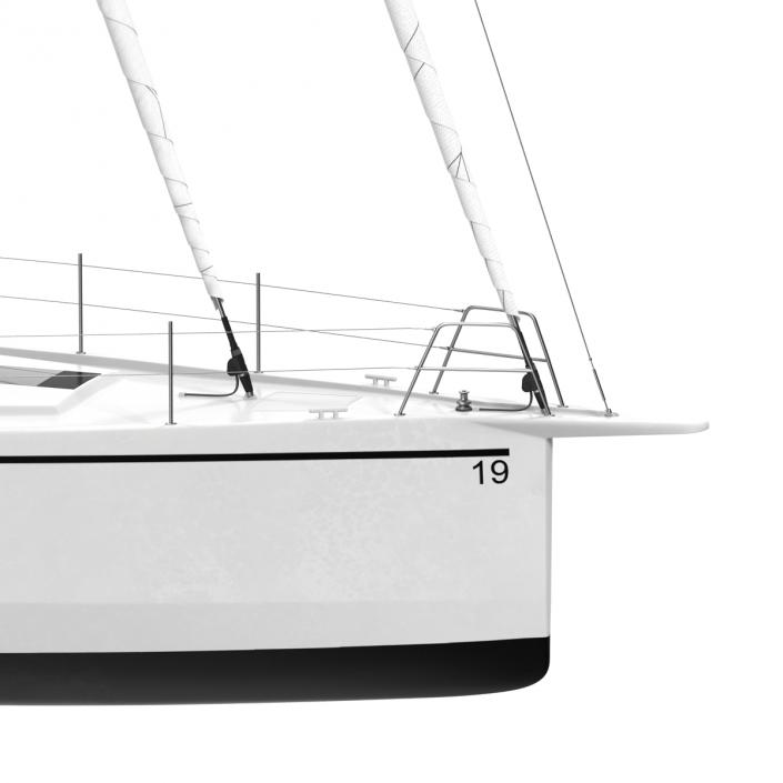 Offshore Sailing Yacht 3D