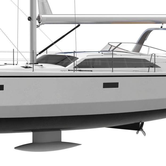 Offshore Sailing Yacht 3D