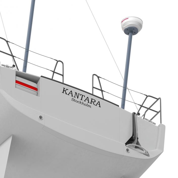 Offshore Sailing Yacht 3D