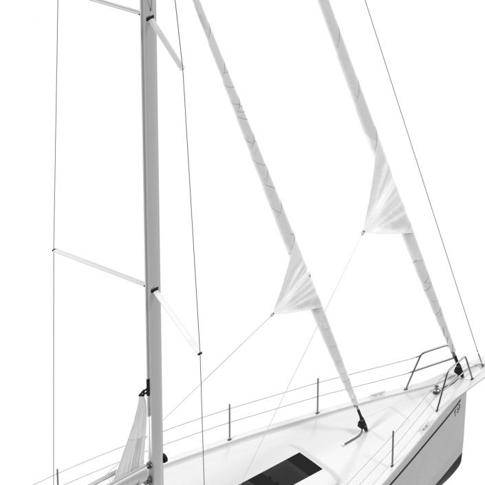 Offshore Sailing Yacht 3D