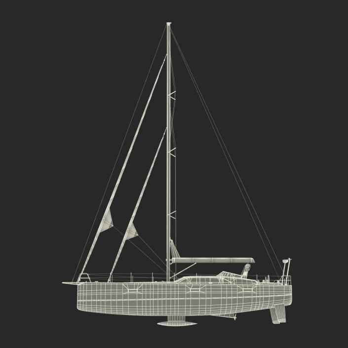 Offshore Sailing Yacht 3D