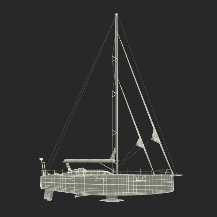 Offshore Sailing Yacht 3D