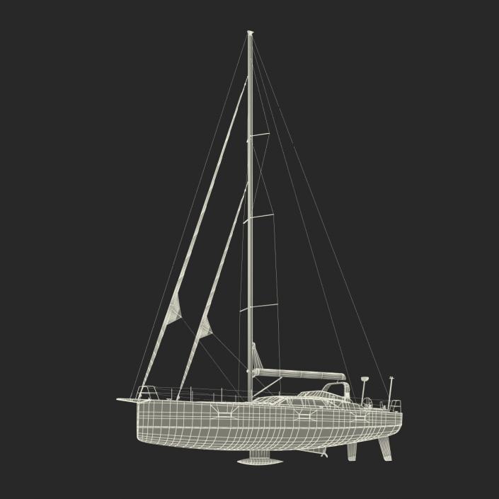 Offshore Sailing Yacht 3D