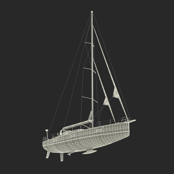 Offshore Sailing Yacht 3D