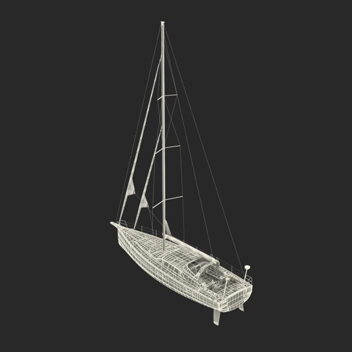 Offshore Sailing Yacht 3D