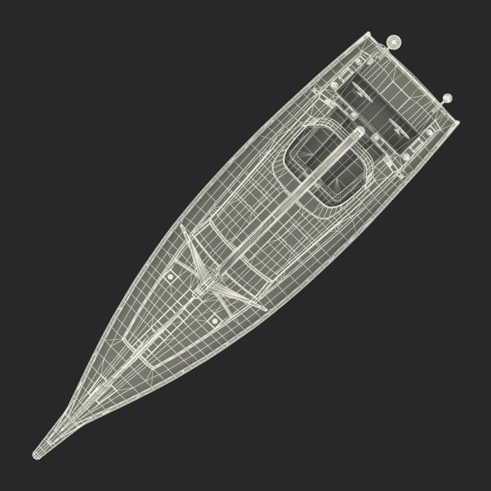 Offshore Sailing Yacht 3D