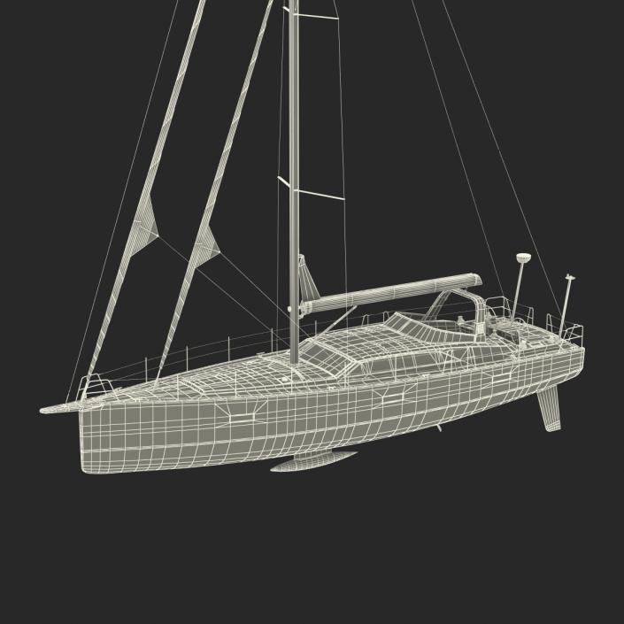 Offshore Sailing Yacht 3D