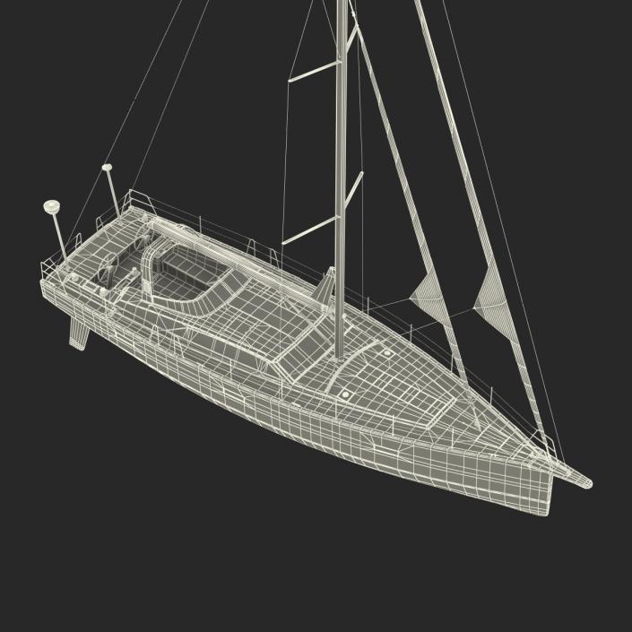 Offshore Sailing Yacht 3D