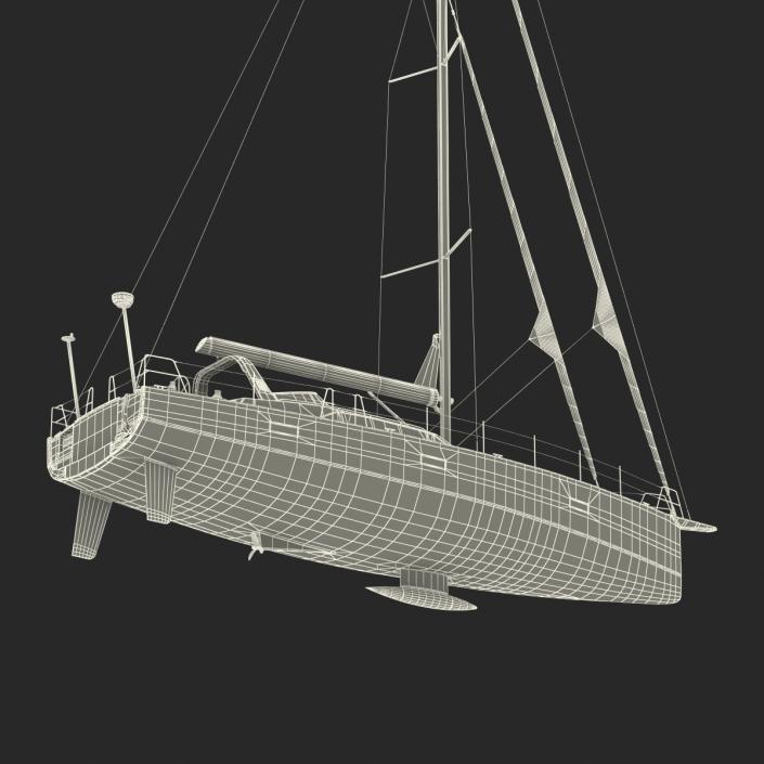 Offshore Sailing Yacht 3D