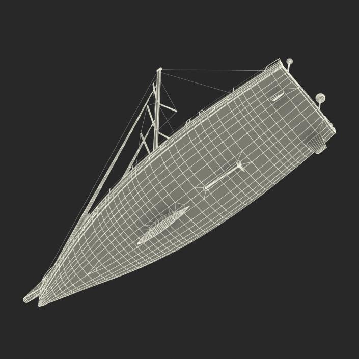 Offshore Sailing Yacht 3D