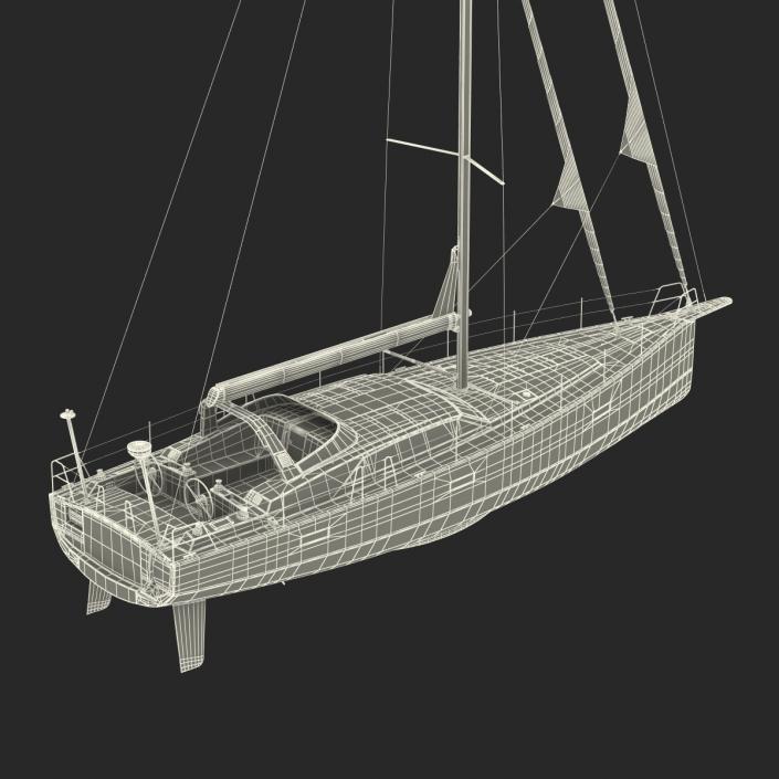 Offshore Sailing Yacht 3D