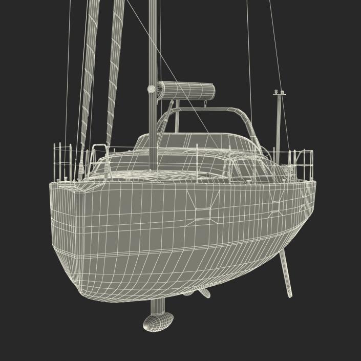 Offshore Sailing Yacht 3D