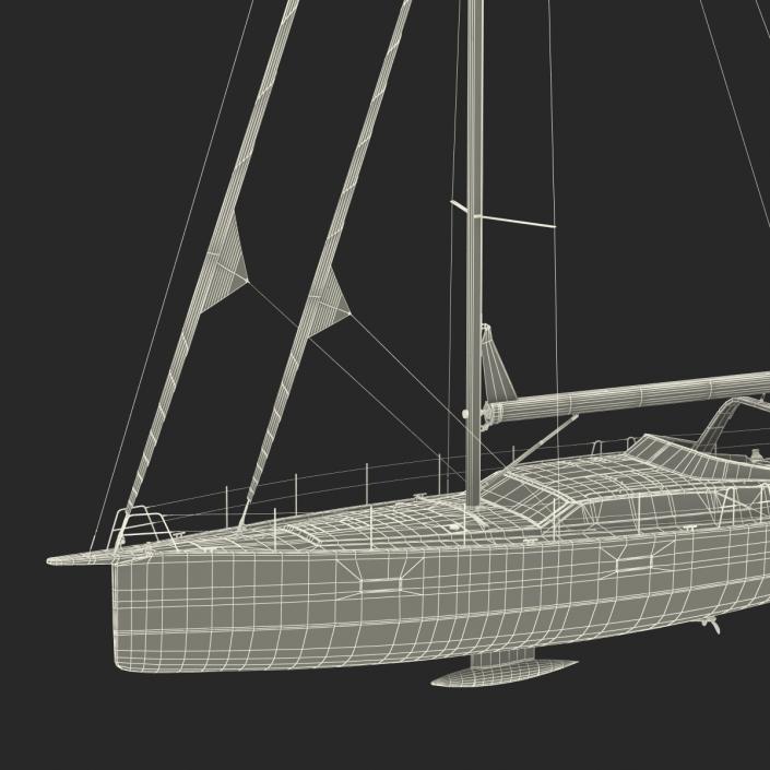 Offshore Sailing Yacht 3D