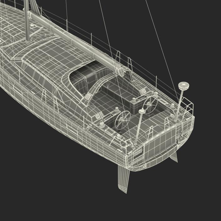 Offshore Sailing Yacht 3D